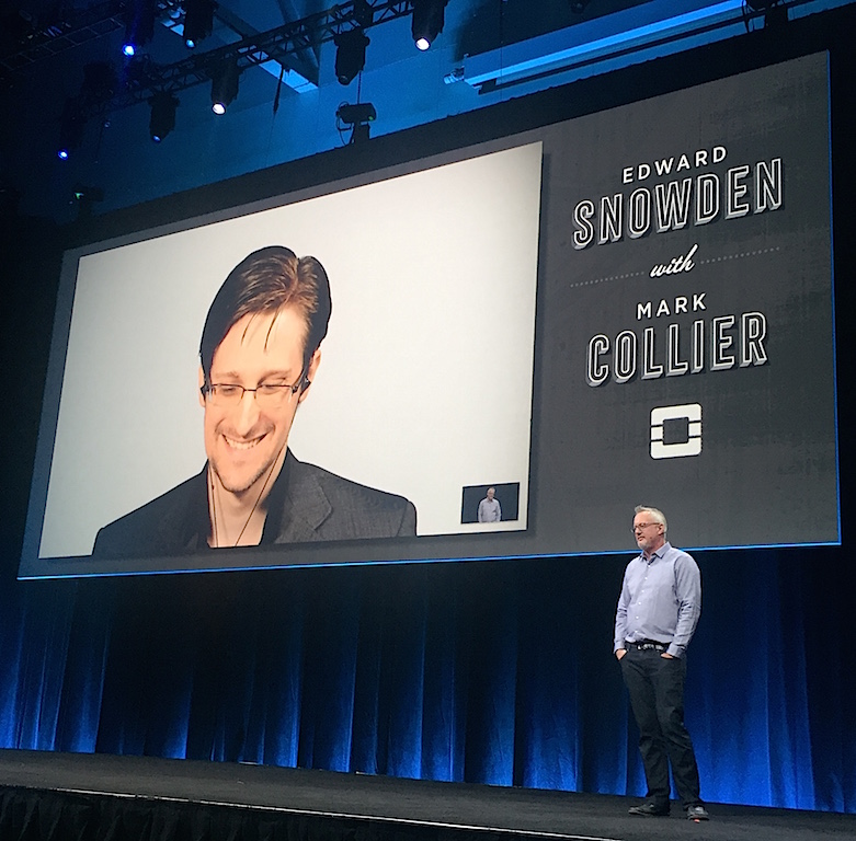 Edward Snowden talks cloud, open source and fear at OpenStack Summit
