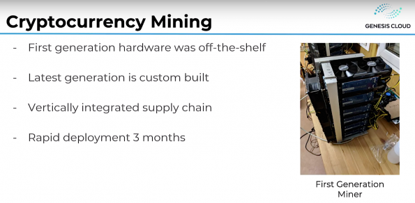Image from: From cryptocurrency mining to public GPU cloud: a transformation story