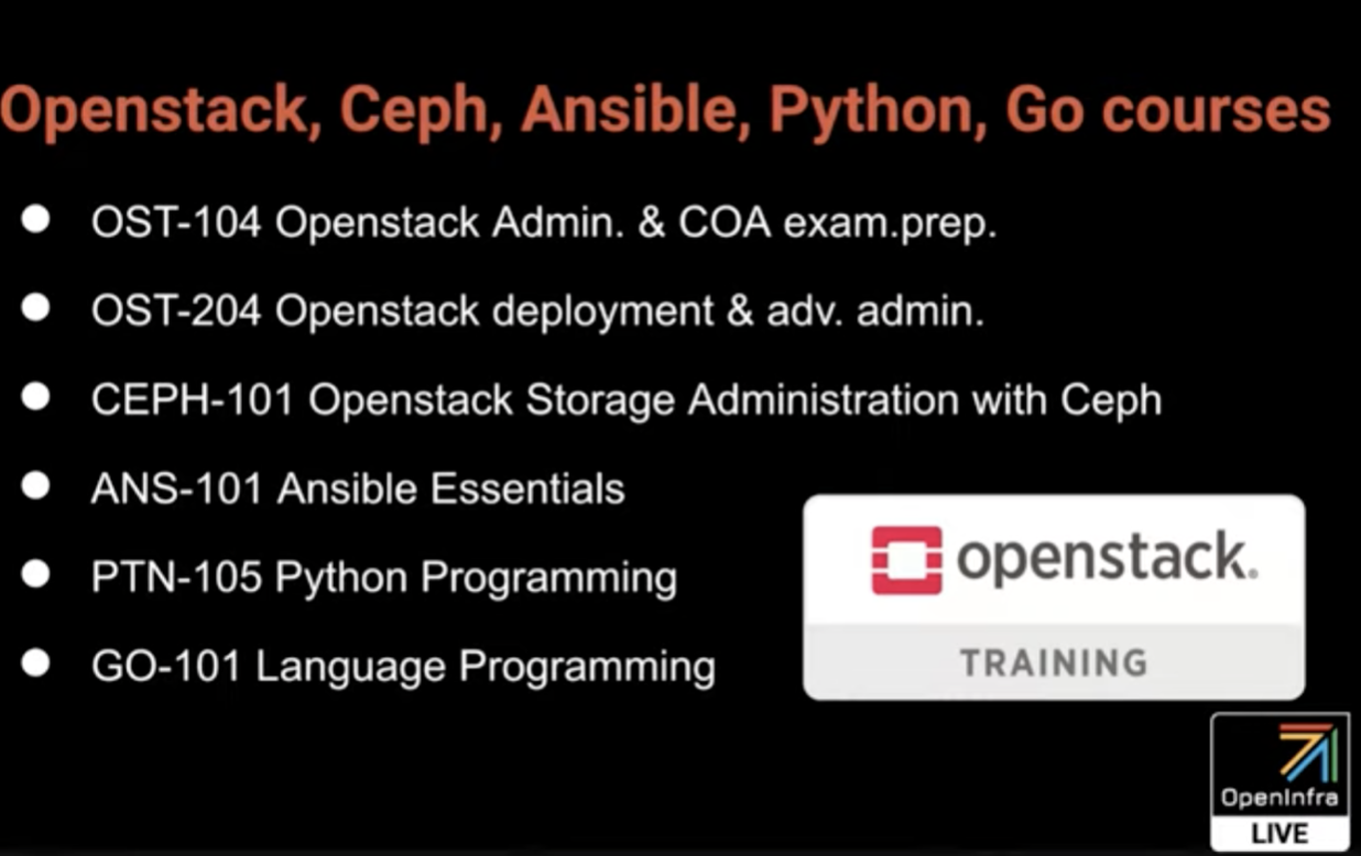 Open Source Training Opportunities | OpenInfra Live Recap – Superuser
