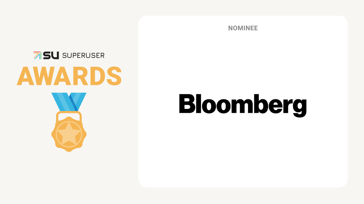 2021 Superuser Awards Nominee: Cloud Team at Bloomberg